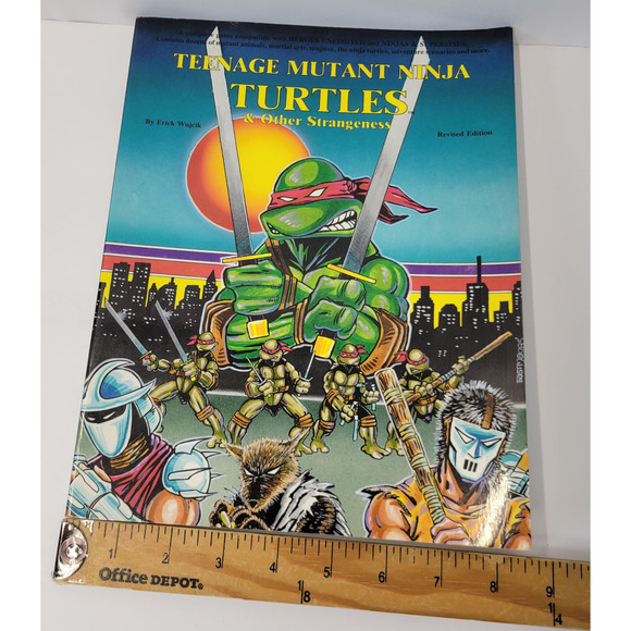 Vintage TMNT RPG Rulebook Teenage Mutant Ninja Turtles & Other Strangeness 1989 - Picture 12 of 15